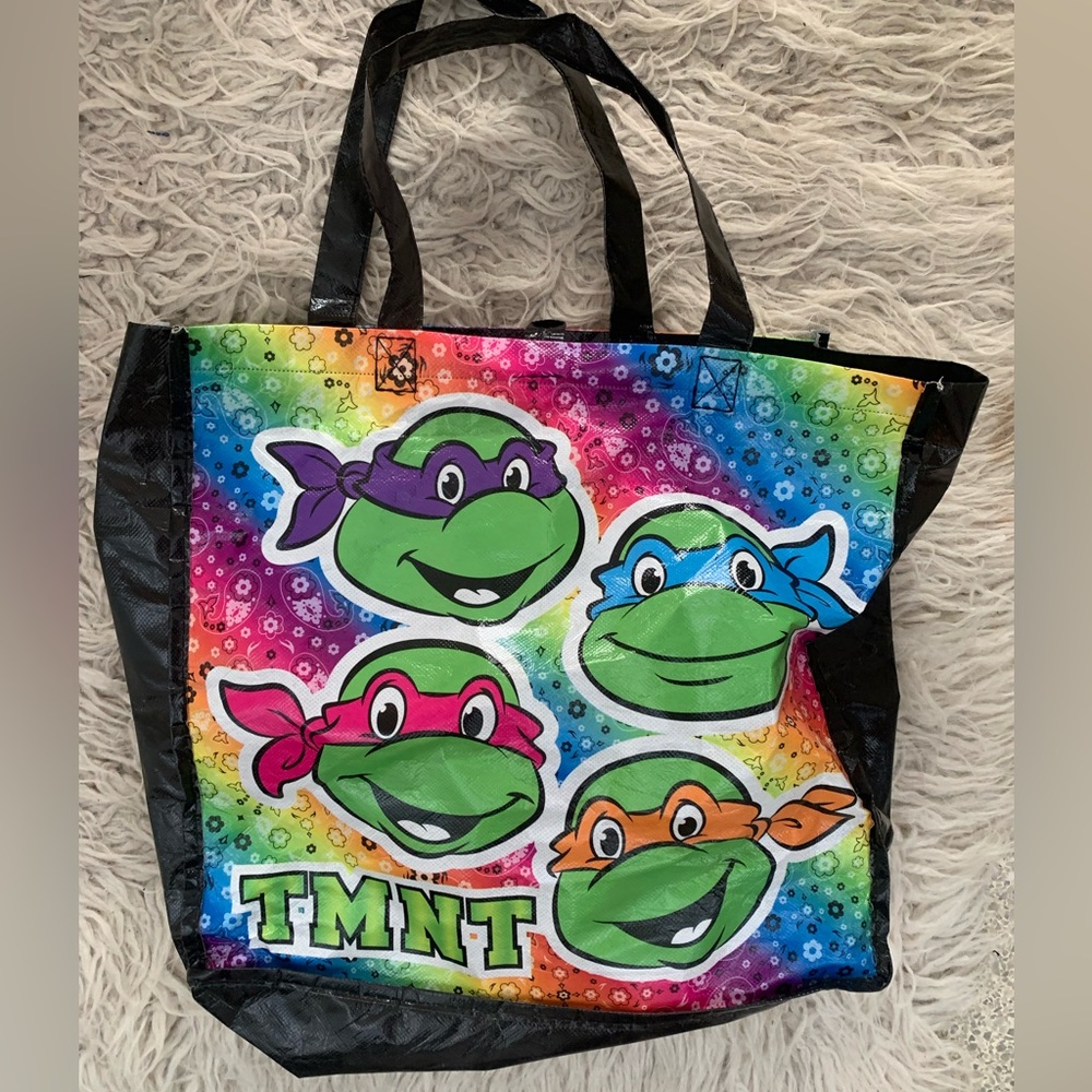 Ninja Turtle Halloween trick or treating bag